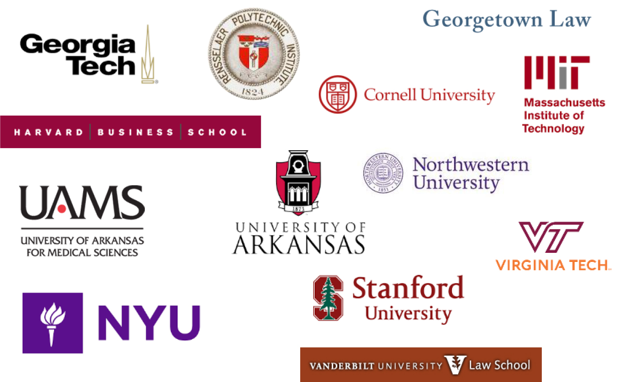 Various University logos